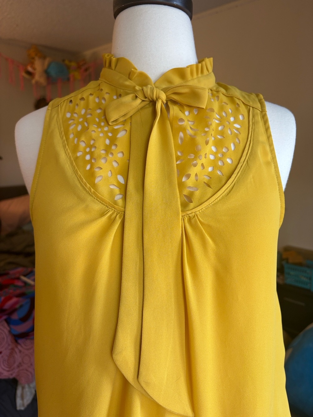 Maeve Tie-Neck Blouse - Picture 5 of 9